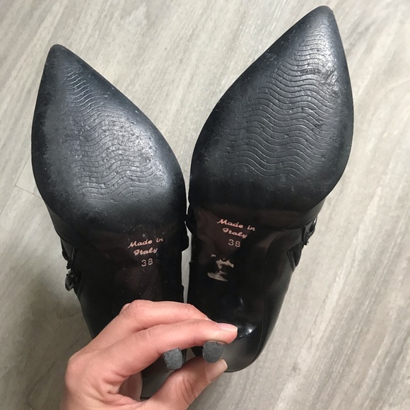 SOLD!! Lace Up Black Boots - Picture 8 of 8